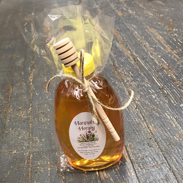 Hannah's Honey All Natural Raw Honey Dipper Gift Set