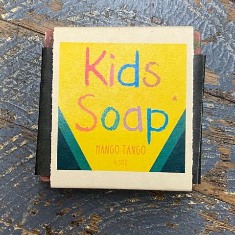 Kids Bar Soap Cleansing Wash Premium Handmade Mango Tango