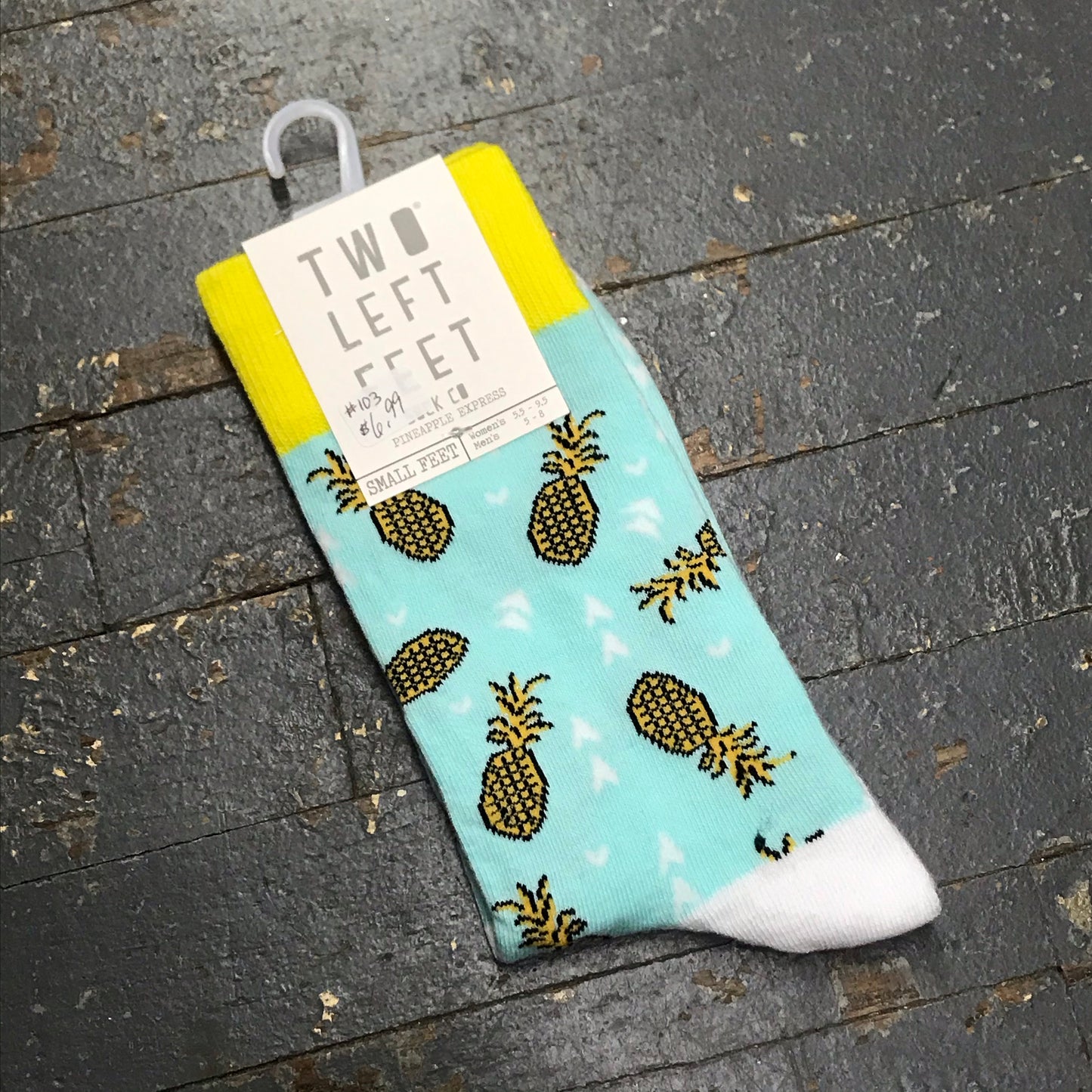 Pineapple Express Two Left Feet Pair Socks