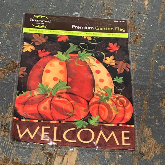 Fall Festival Welcome Pumpkin Holiday Garden Flag