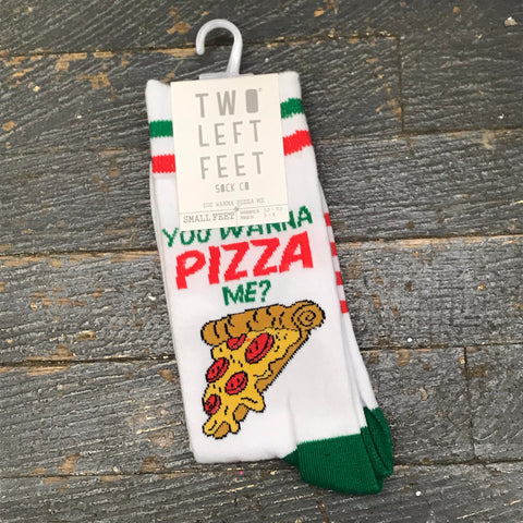 You Wanna Pizza Me Two Left Feet Pair Socks
