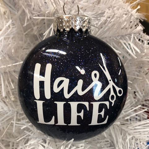 Holiday Christmas Tree Ornament Hair Life