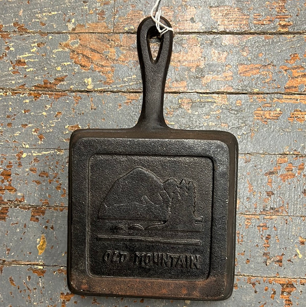Cast Iron Cookware Old Mountain Square Skillet #08