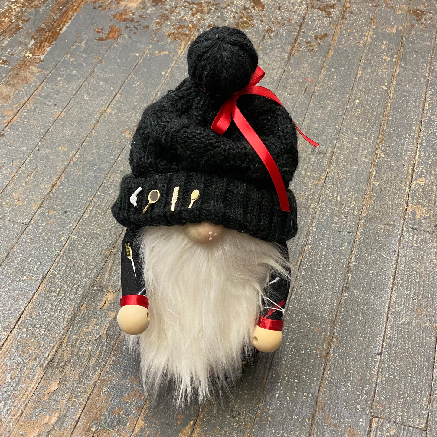 Gnome Holiday Hair Stylist Salon Beautician