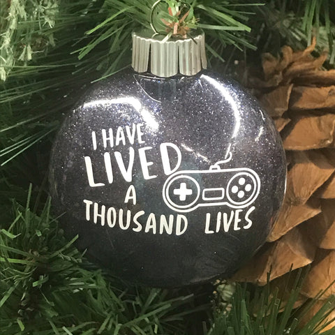 Holiday Christmas Tree Ornament Lived Thousand Lives Video Game