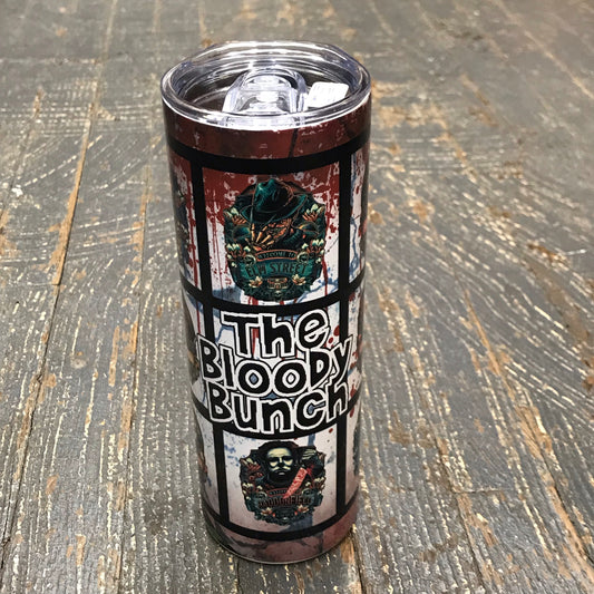 Halloween Villains The Bloody Bunch Tall Skinny Tumbler