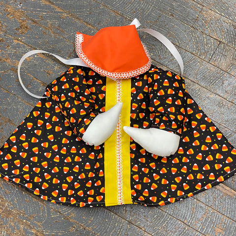 Goose Clothes Complete Holiday Goose Outfit Halloween Fall Harvest Candy Corn Dress and Hat