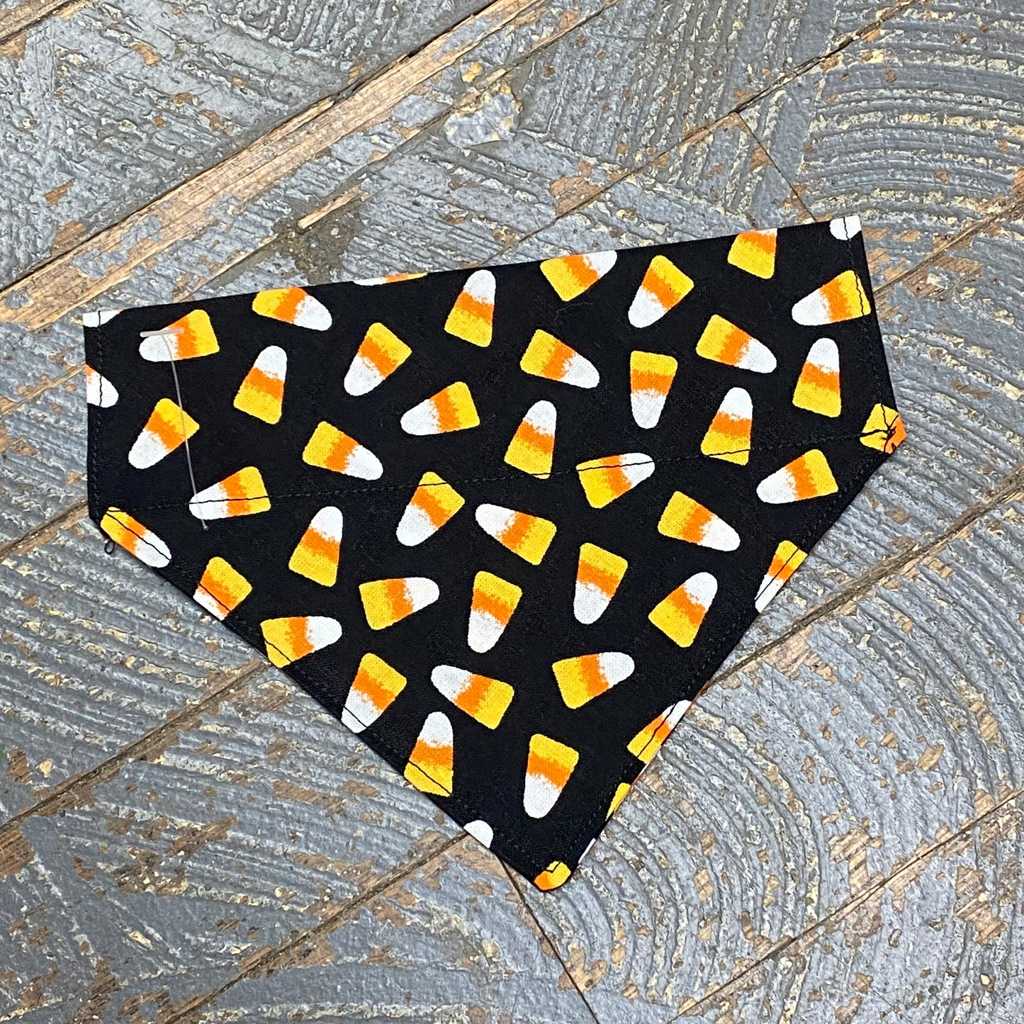 Trick or Treat Candy Corn Dog Collar Pet Bandanna Neck Scarf Small