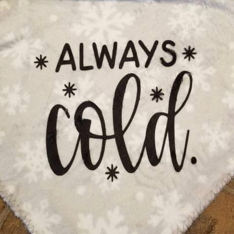 Blanket Plush Throw Always Cold