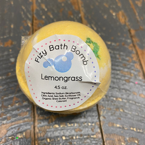 Lemongrass Fizzy 4.5oz Bath Bomb