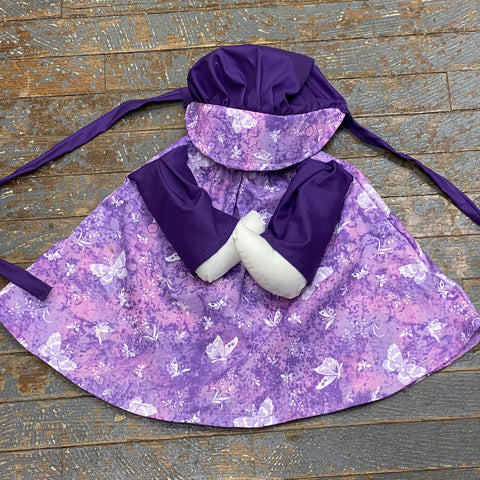 Goose Clothes Complete Holiday Goose Outfit Purple Butterfly Dress and Hat Costume