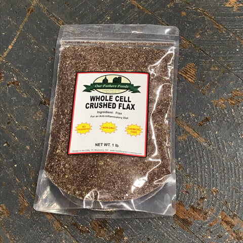 Whole Cell Crushed Flax