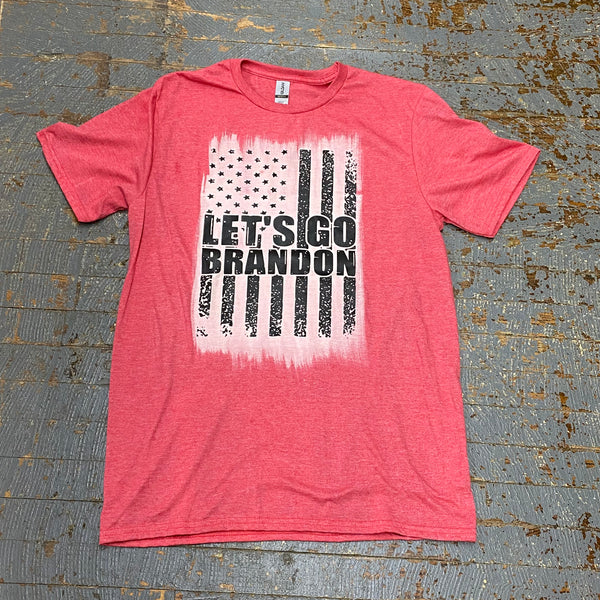 Let's Go Brandon Flag Graphic Designer Short Sleeve T-Shirt