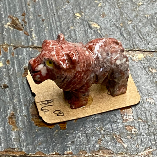 Soapstone Miniature Animal Figurine Lion