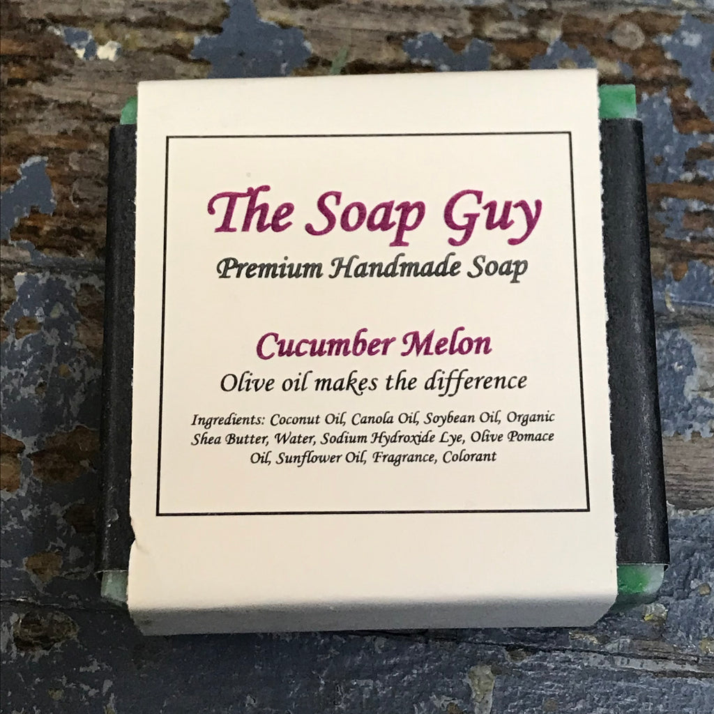 Bar Soap Cleansing Wash Premium Handmade Cucumber Melon