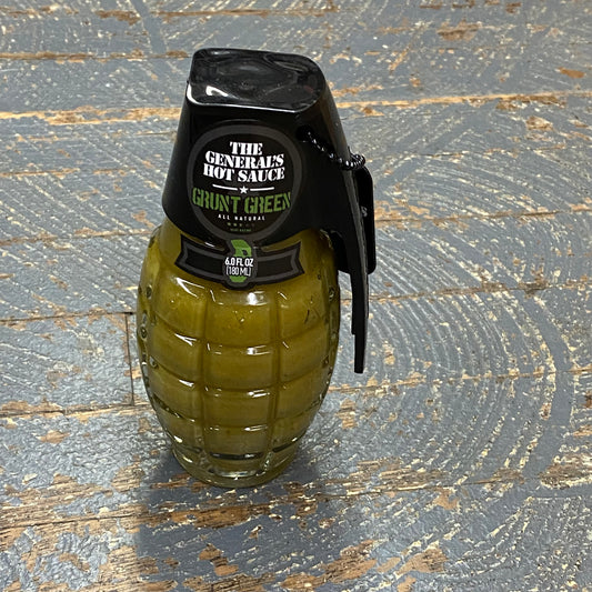 The General's Hot Sauce Hot Sauce Grunt Green