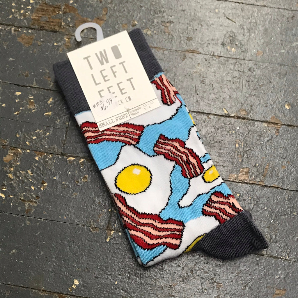 Home Skillet Bacon Eggs Two Left Feet Pair Socks
