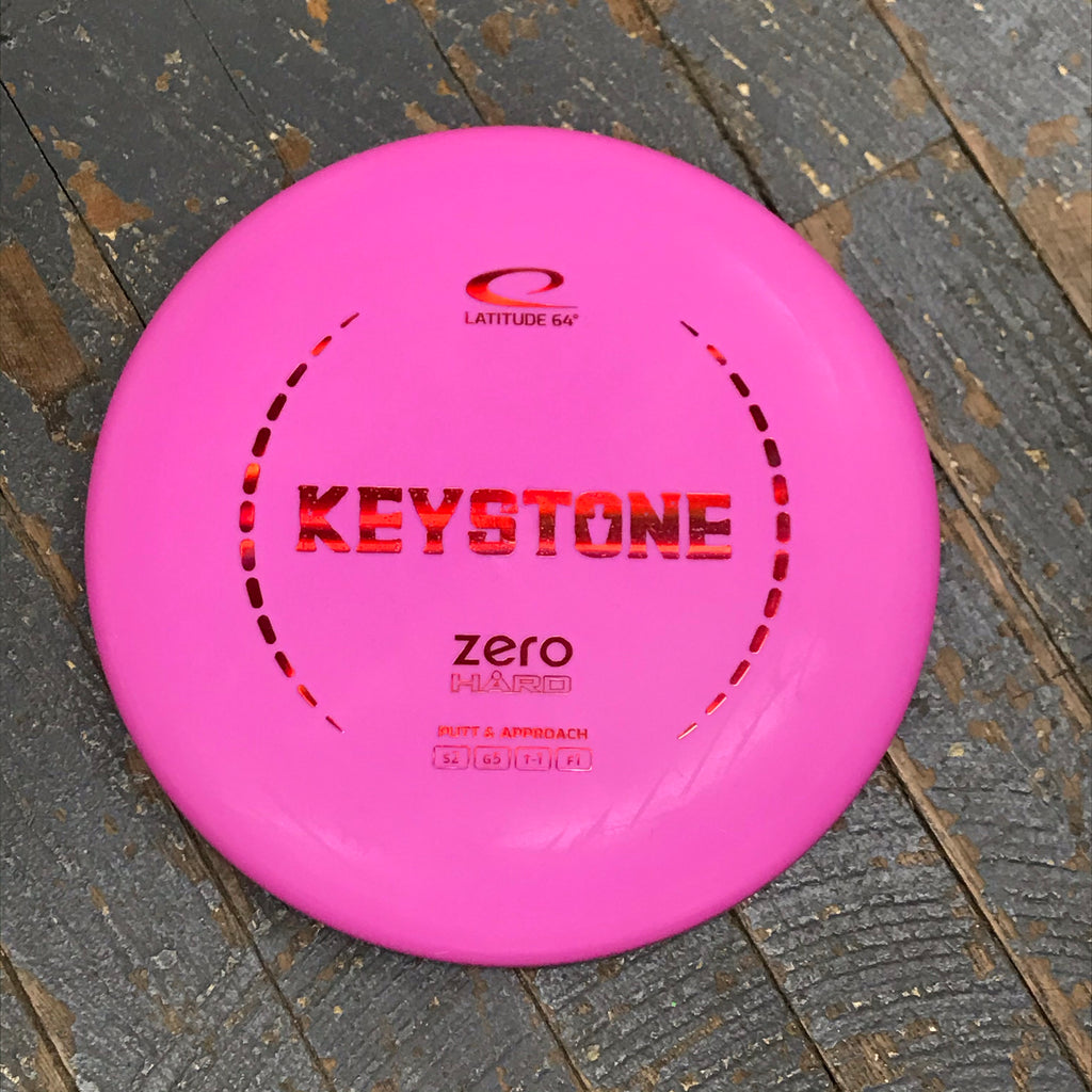 Disc Golf Putter Keystone Latitude 64 Disc Zero Hard Pink
