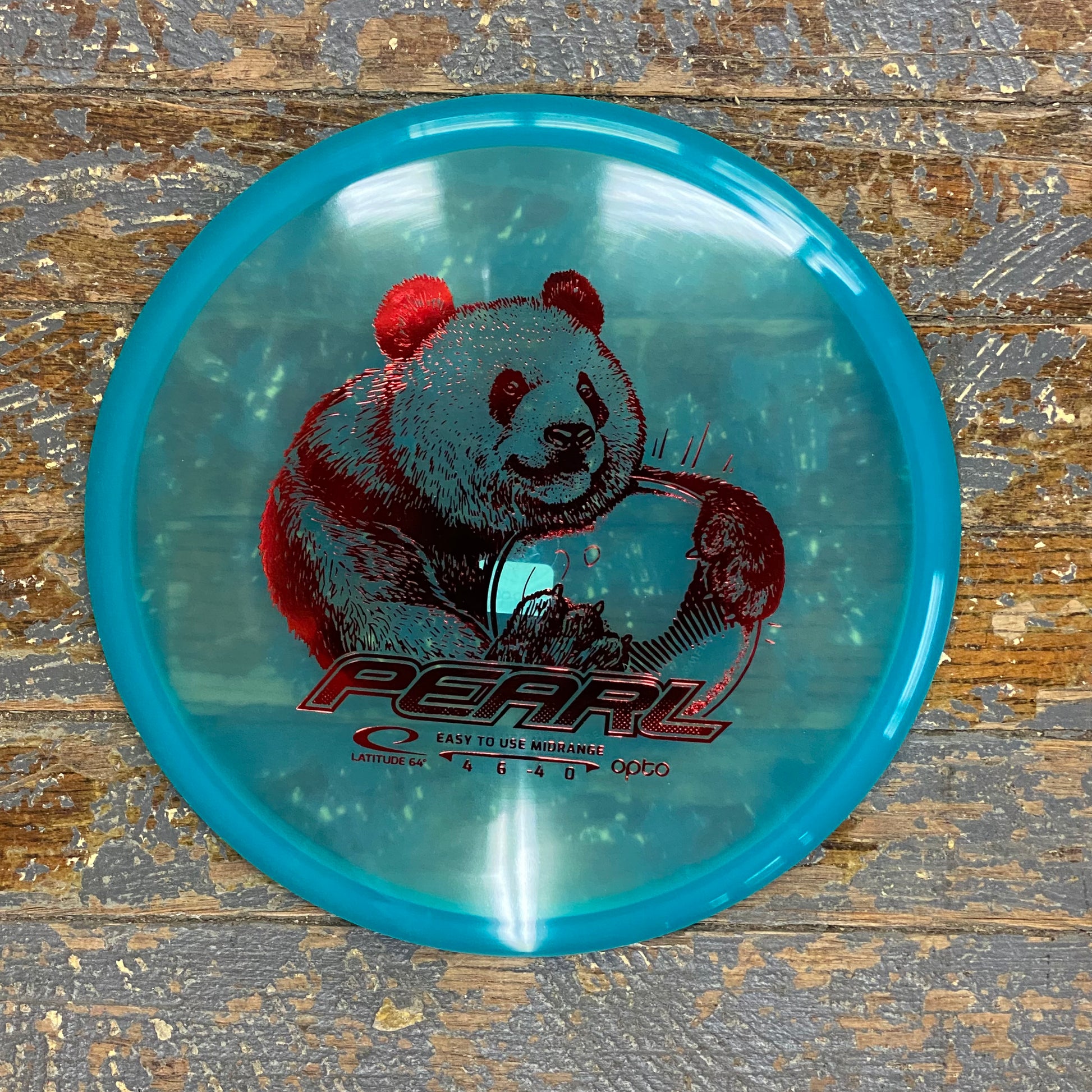 Disc Golf Midrange Pearl Latitude 64 Disc Opto Flo Teal Blue