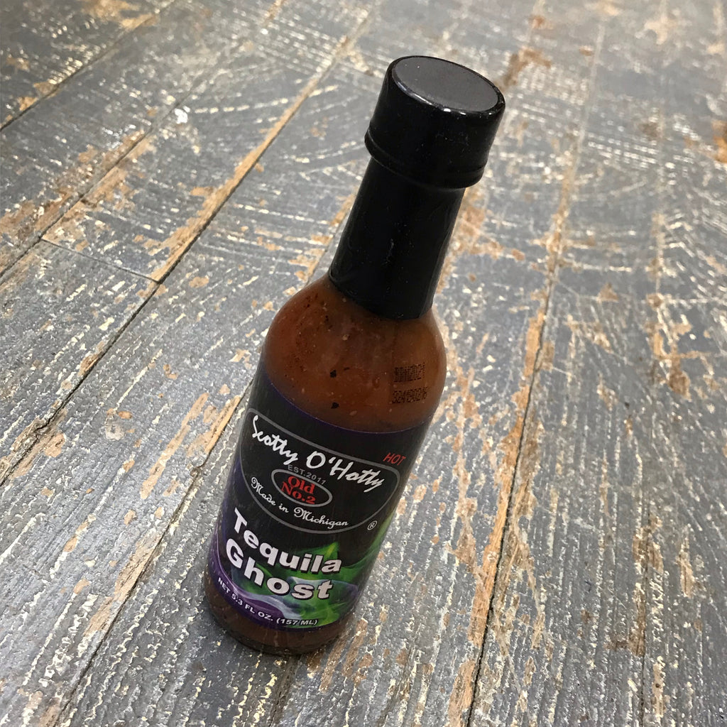 Scotty O'Hotty Motor City Hot Sauce Old No. 2 Tequila Ghost