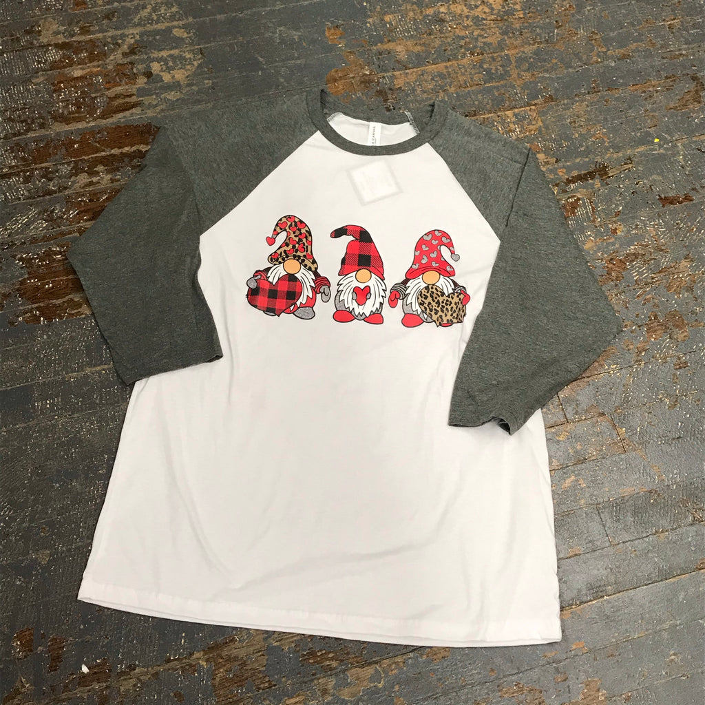 Valentine Heart Love Gnome Graphic Designer Long Sleeve T-Shirt