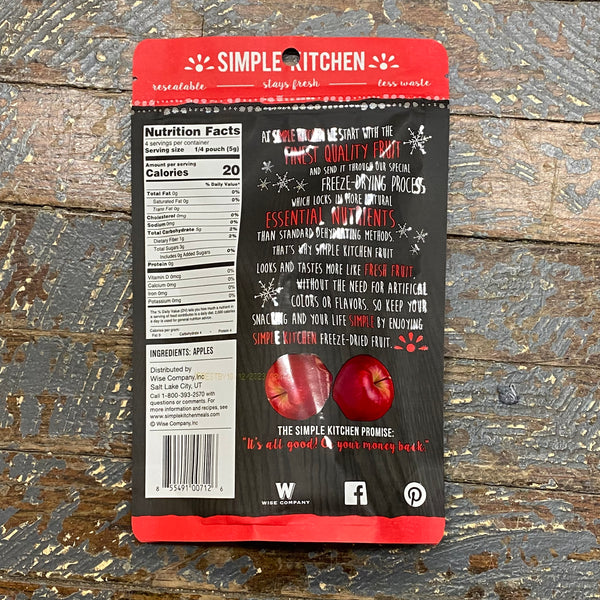 Simple Kitchen Ready Wise Freeze Dried Fruit Apples