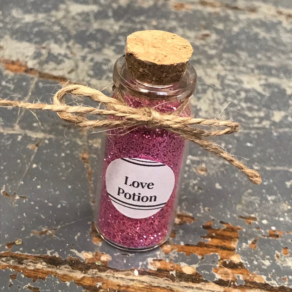 Fairy Dust Pixie Glitter Potion Bottle Love