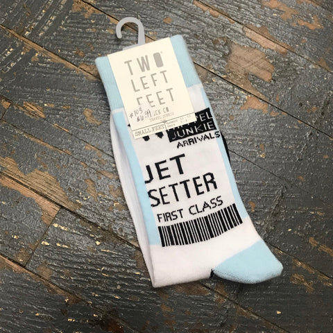 Travel Junkie Two Left Feet Pair Socks