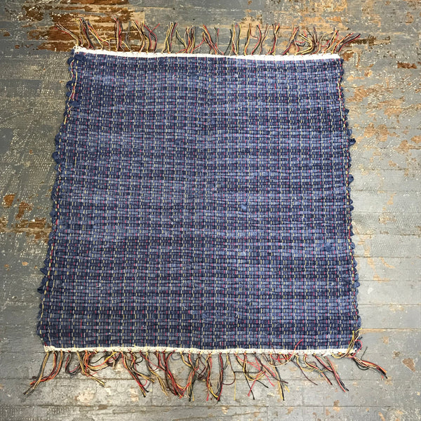 #79 Blue Danube Rag Weaved Table Runner Rug by Dennis