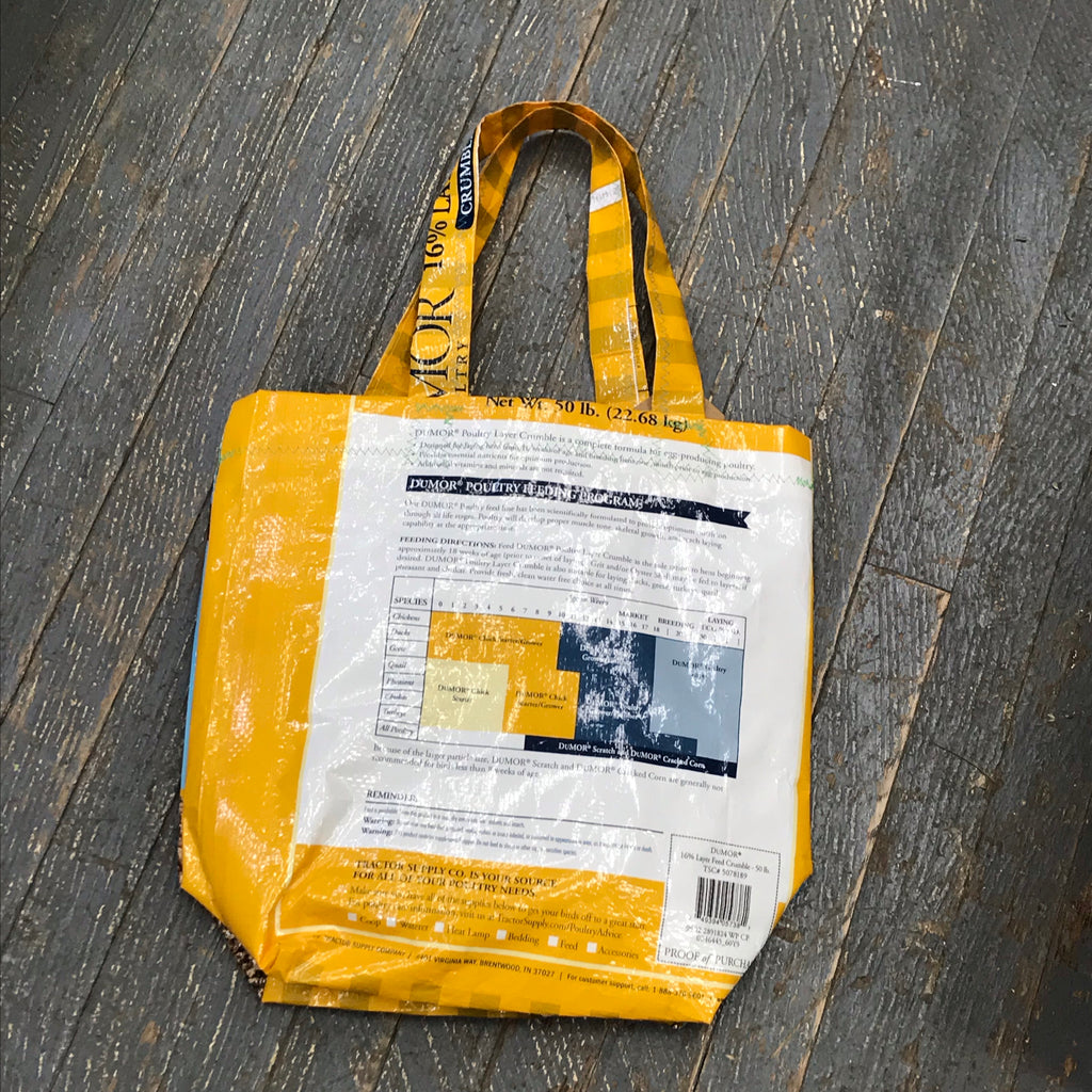 Recycled Plastic Tote Bag MEDIUM Handmade Plastic Bag 