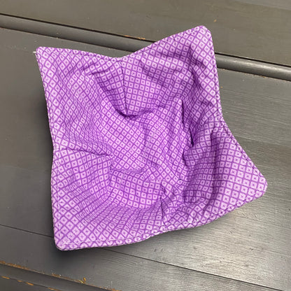 Handmade Fabric Cloth Microwave Bowl Coozie Hot Cold Pad Holder Misc Purple