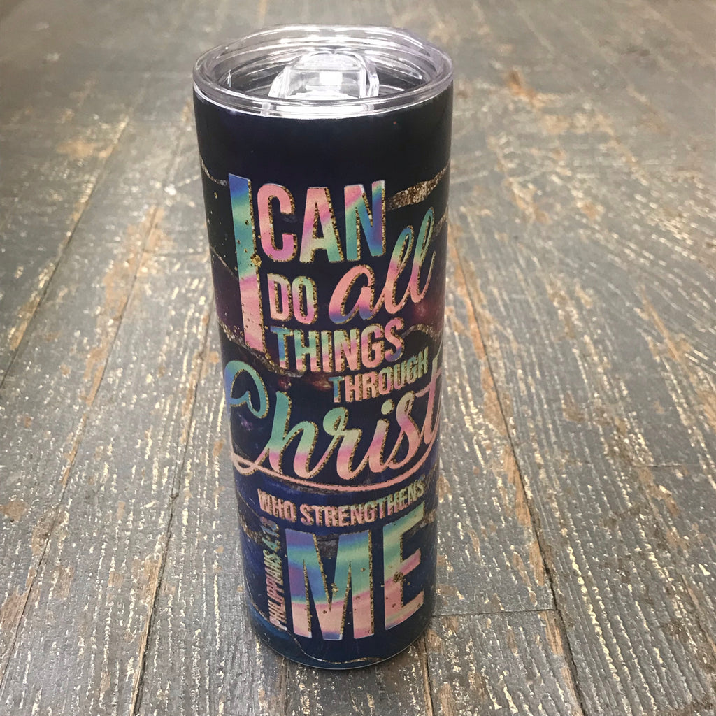 I Can Do All Things Phil 4:13 Tall Skinny Tumbler