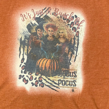 Just a Bunch Hocus Pocus Bleached Graphic Designer Short Sleeve T-Shirt