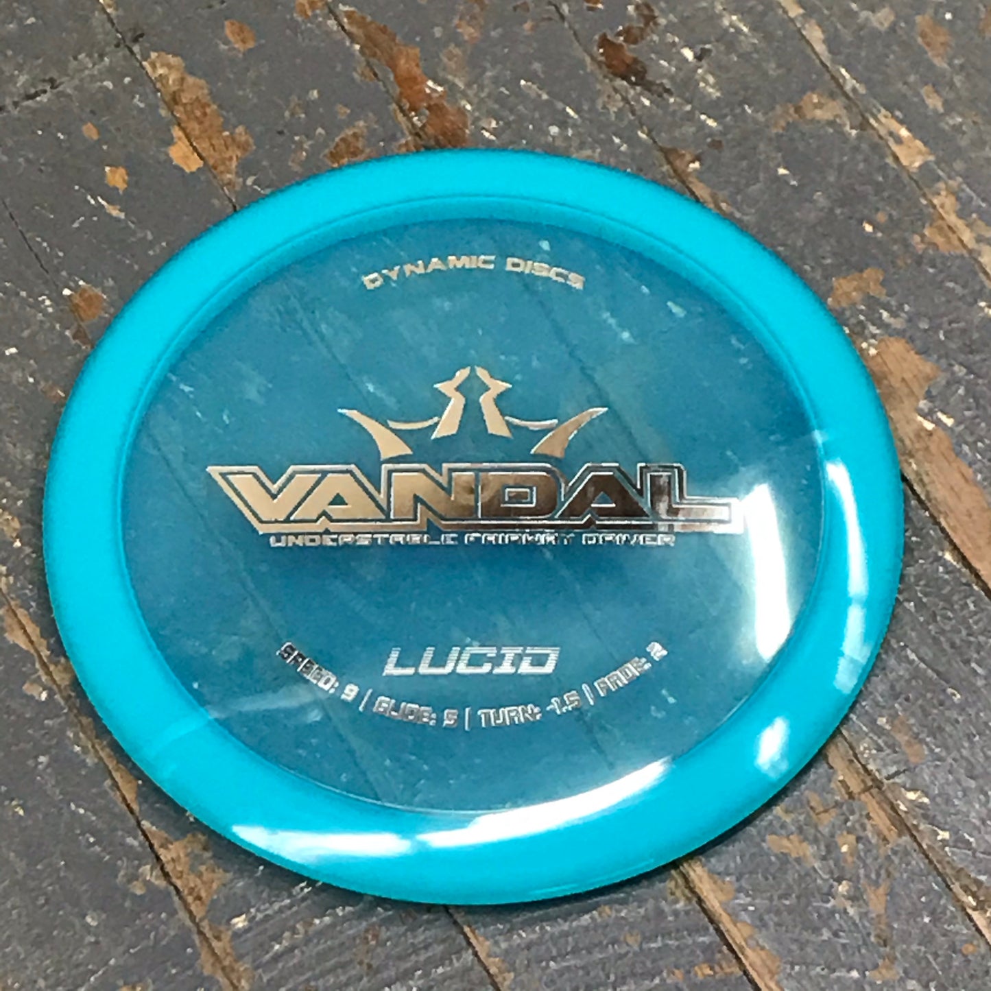 Disc Golf Fairway Driver Vandal Dynamic Disc Lucid Teal Blue