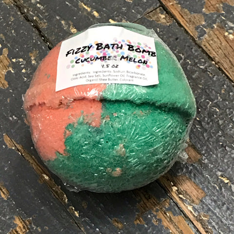 Cucumber Melon Fizzy 4.5oz Bath Bomb
