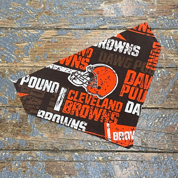 Cleveland Browns NFL Football Orange Dog Collar Pet Bandanna Neck Scarf SM