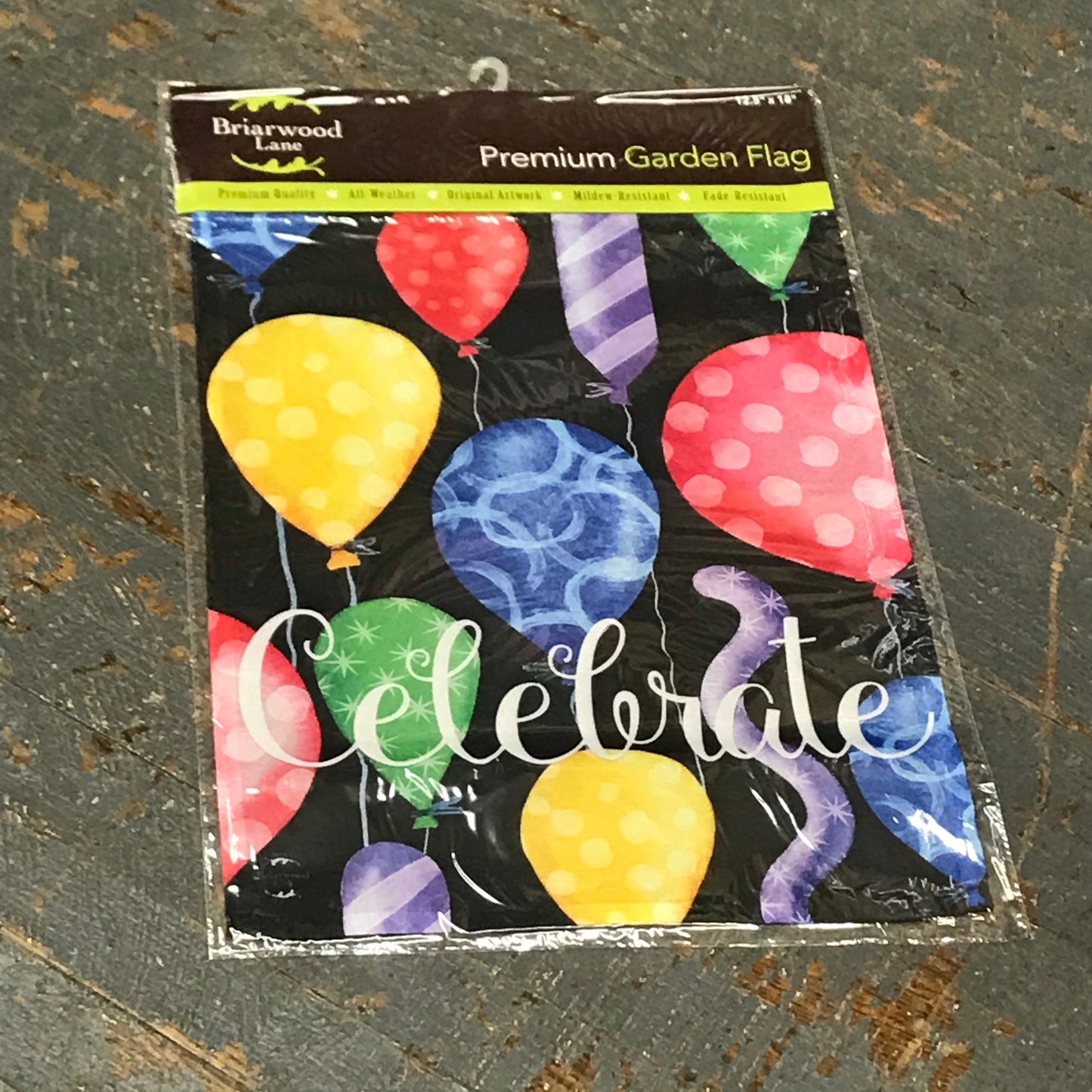 Celebrate Balloons Garden Flag