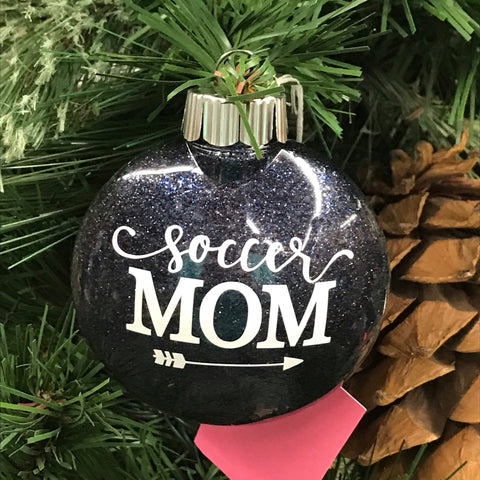 Holiday Christmas Tree Ornament Soccer Mom
