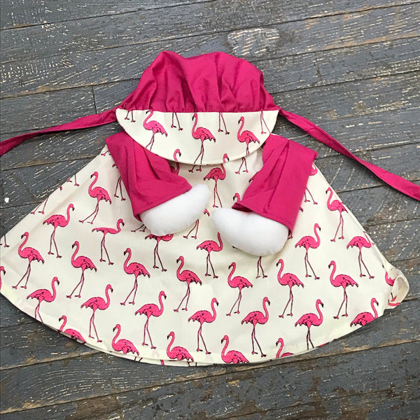 Goose Clothes Complete Holiday Goose Outfit Pink Flamingo Dress and Hat