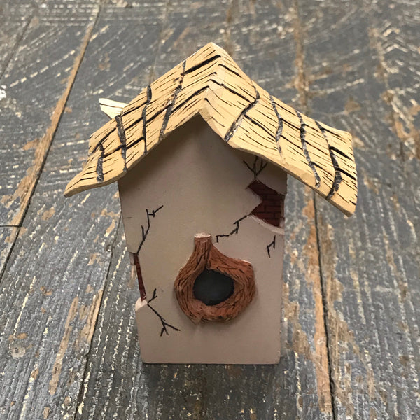 Hand Carved Wooden Fairy Garden Cobbler's Cottage Miniature House #6