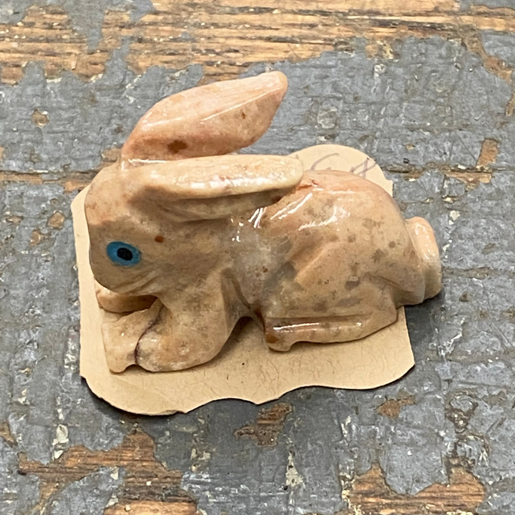 Soapstone Miniature Animal Figurine Rabbit