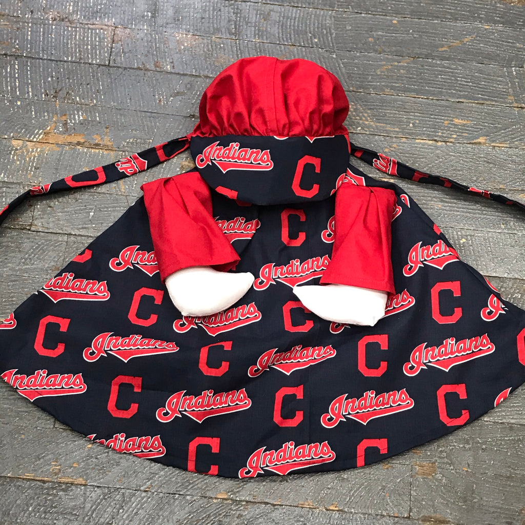 Goose Clothes Complete Holiday Goose Outfit Cleveland Indians Baseball Dress and Hat