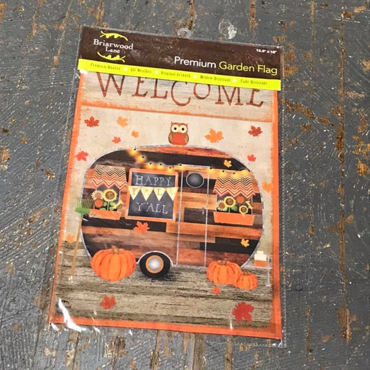 Fall Camper Holiday Garden Flag