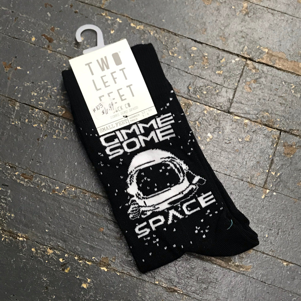 Gimme Some Space Two Left Feet Pair Socks