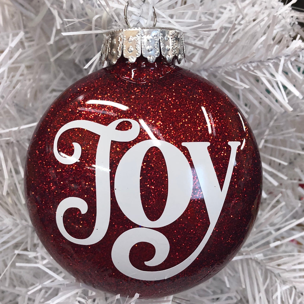 Holiday Christmas Tree Ornament Joy