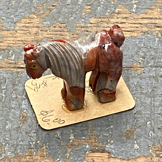 Soapstone Miniature Animal Figurine Horse