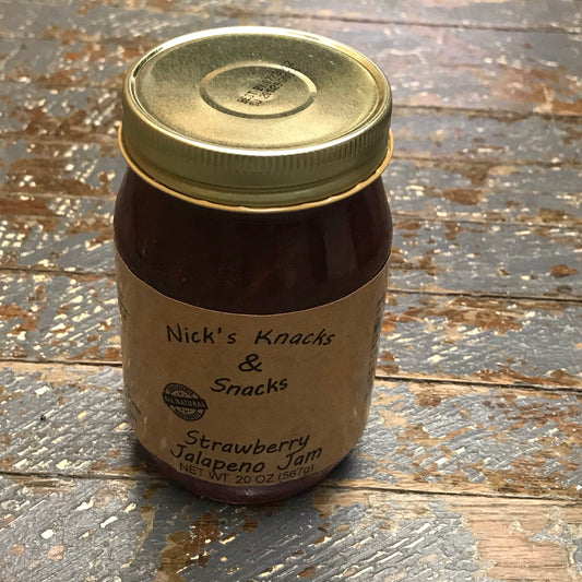 Nicks Snacks All Natural Strawberry Jalapeno Jam