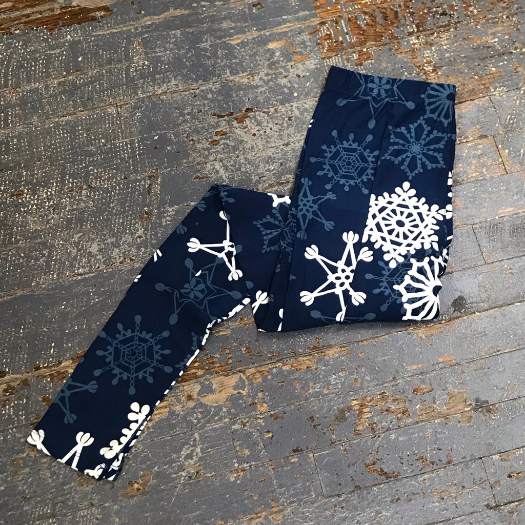Winter Wonderland Blue Snowflake Leggings Printed – TheDepot