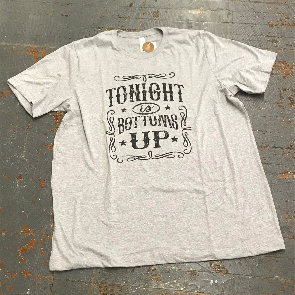 Tonight Is Bottoms Up Graphic Designer Short Sleeve T-Shirt