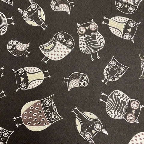 Quilters Showcase Quilt Fabric by the Yard Cotton Cloth Material Nine Iron Owl Print
